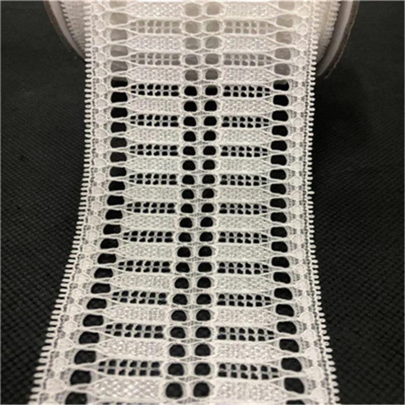 

Free shipping 10yards/lot Width 5.2CM 2colors Super Elastic Lace Fabric diy clothes fabric accessories