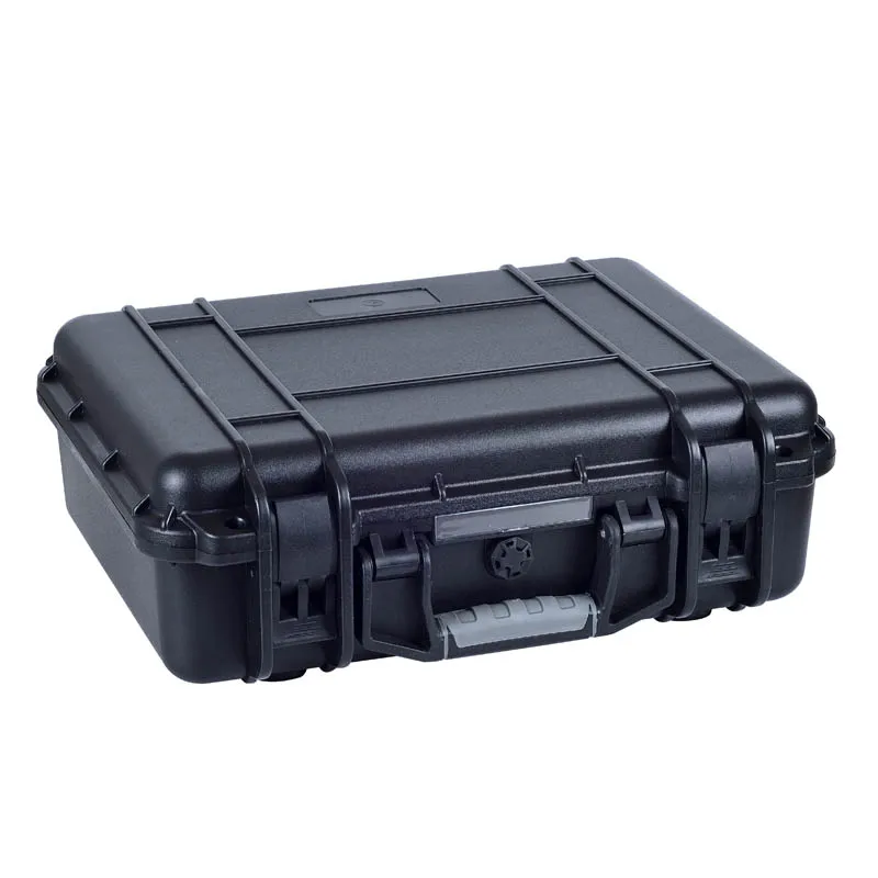 Hot sale black abs hard carrying tool case with pick pluck foam in