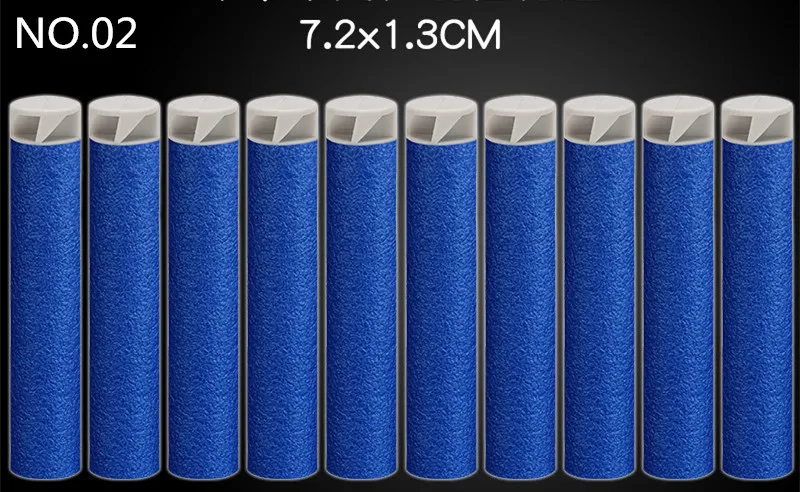 100 Pcs Refill Foam Darts Bullets for N-Strike Orange Whistler CP