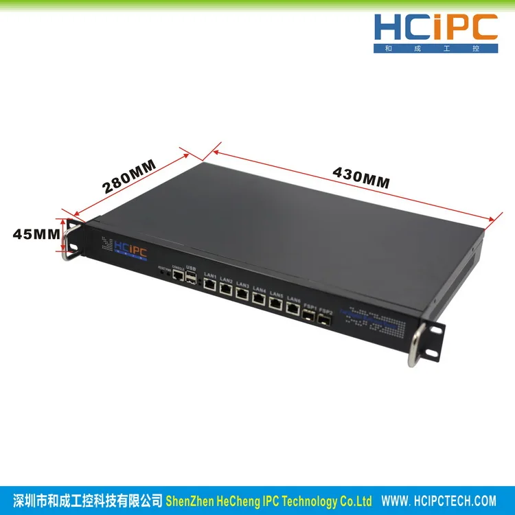 HCiPC B206-2 HCL-SB85-6L2FSPB, Barebone, LGA1150 B85 82574L 6LAN 1U система брандмауэра, 6LAN материнская плата, 1U 6LAN сетевой маршрутизатор