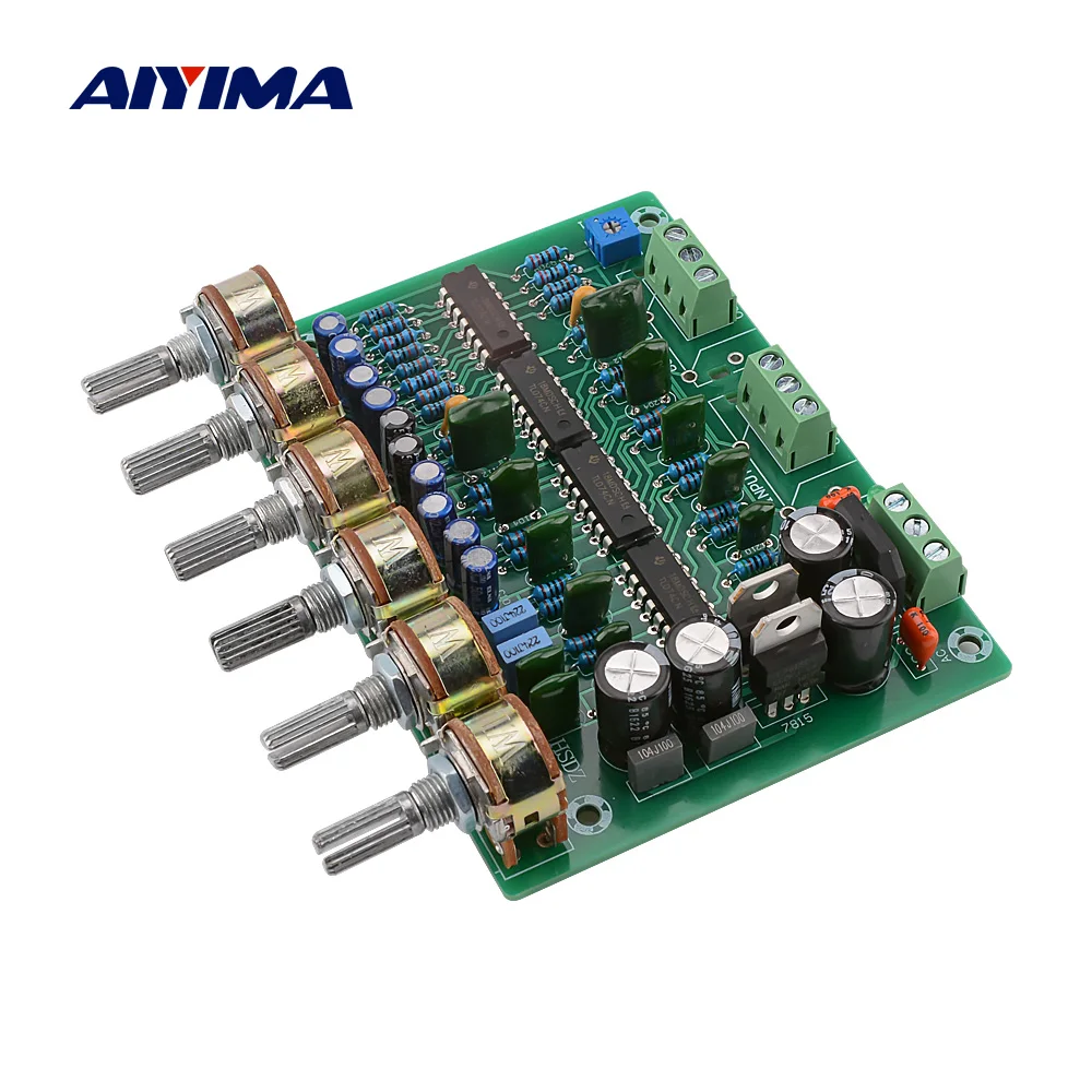 

AIYIMA HIFI Enthusiast Preamplifier Amplifier Tone Board Two Channel Stereo Tone Volume EQ Control Preamp