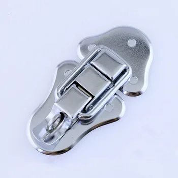 

free shipping iron hasp Occitan box toolbox lock storagebox air box clasp leather trunk buckle fastener handmade hardware