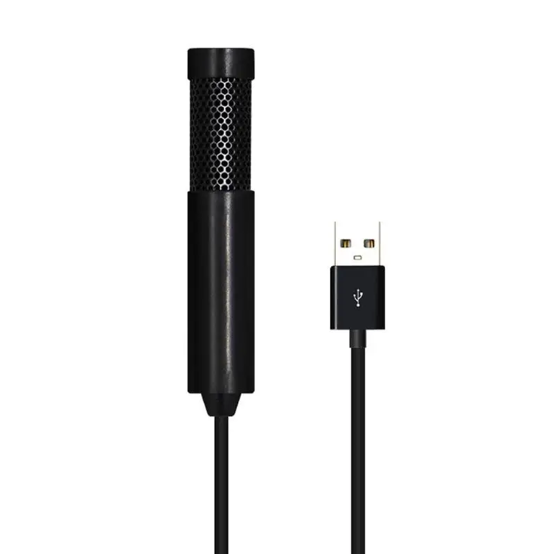 SF-555 USB конденсаторный микрофон Мини Студия Аудио Микрофон для ноутбука компьютер для сети пение/запись/Чат/видео конференции - Цвет: Black US