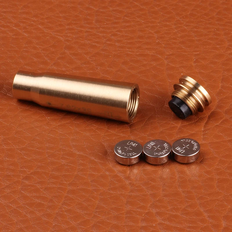 Ohhunt Тактический CAL 7.62X39 картридж с красным лазерным отверстием Sighter латунный