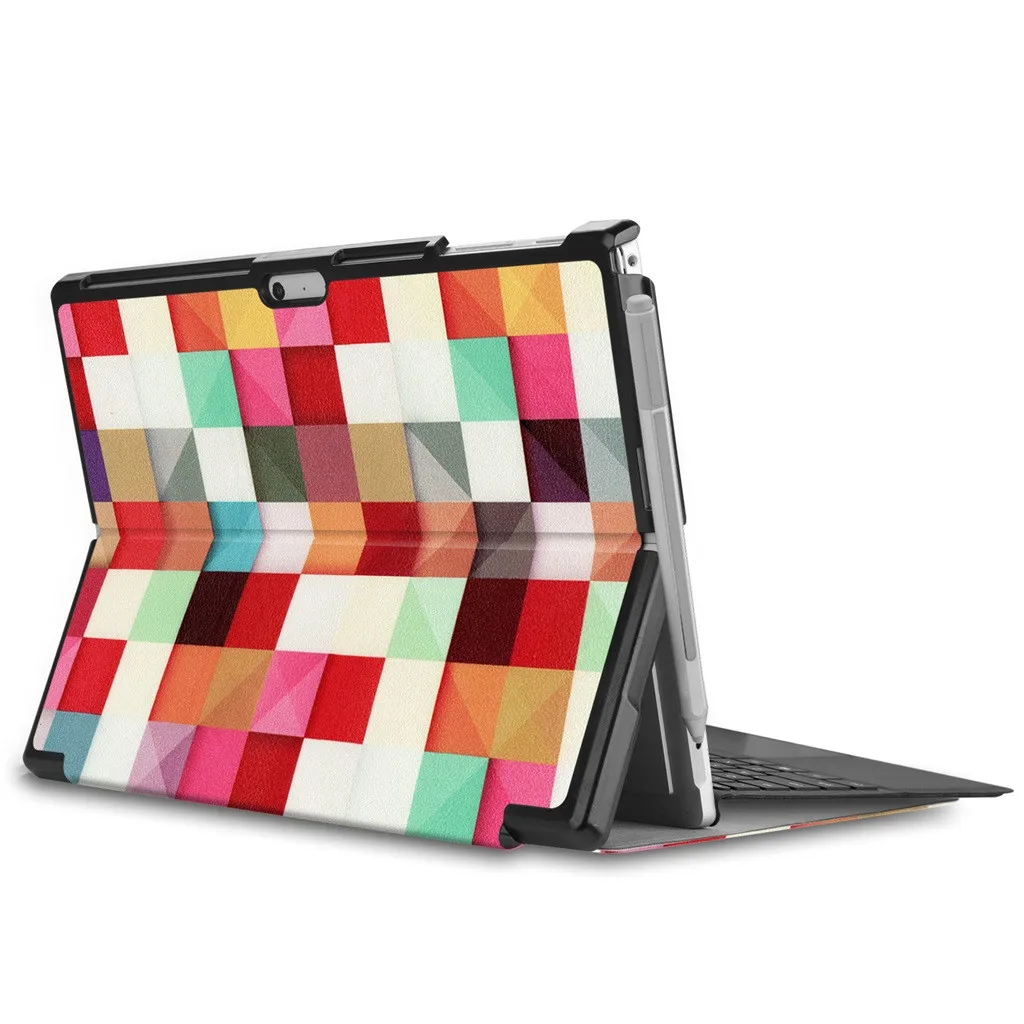 

2019 New Folio Stand Cover Case For Microsoft Surface Pro 6 2018 / Pro 5 2017/ Pro 4 12.3 Stylish and durable