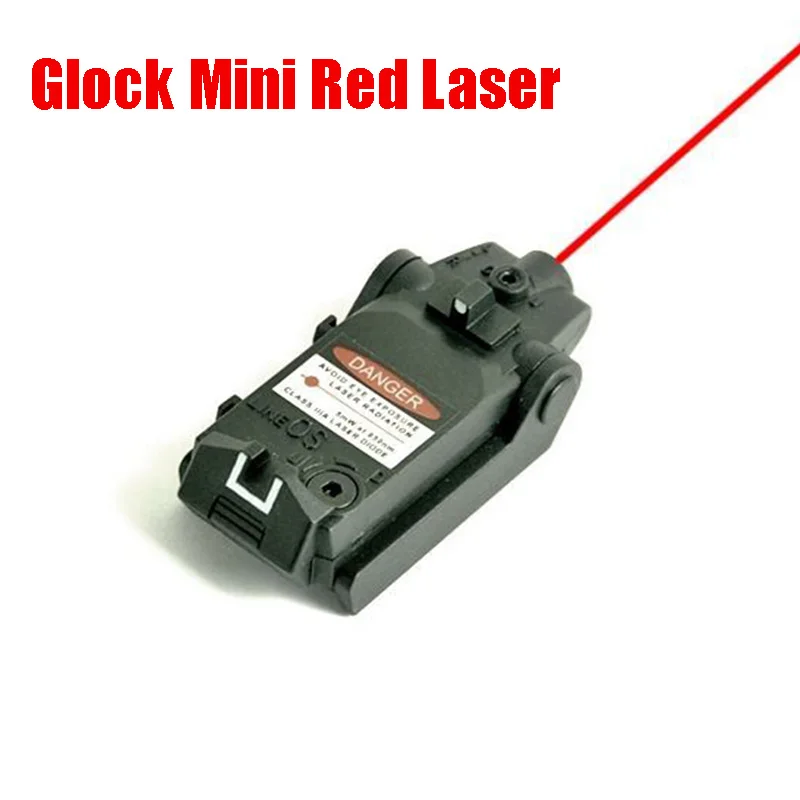 Тактический красный лазерный мини пистолет Glock для 17 18C 19 22 23 25 26 27 28 31 32 33 34 35 37