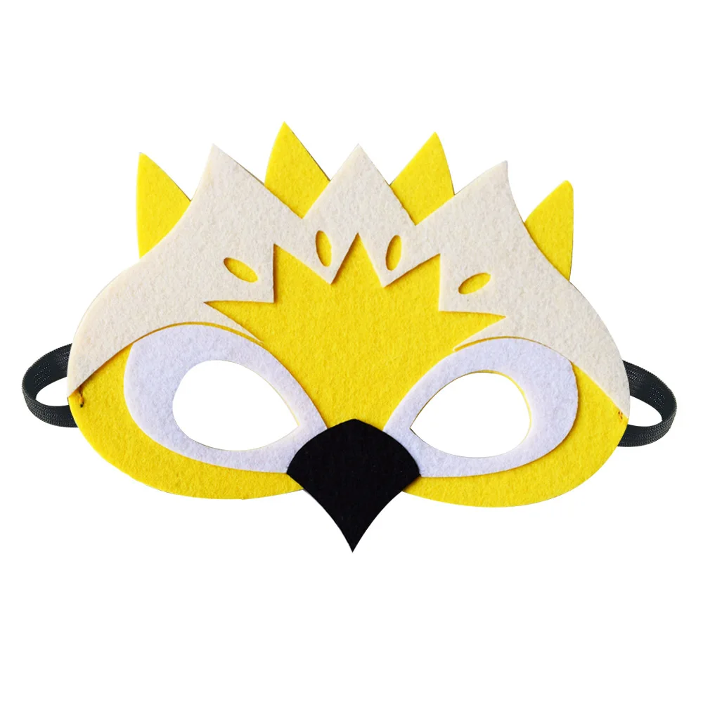 Детские украшения для дня рождения, войлочные маски в виде совы для мальчиков и девочек, карнавальный костюм в виде животного, Маскарадная маска, реквизит для фотосессии
