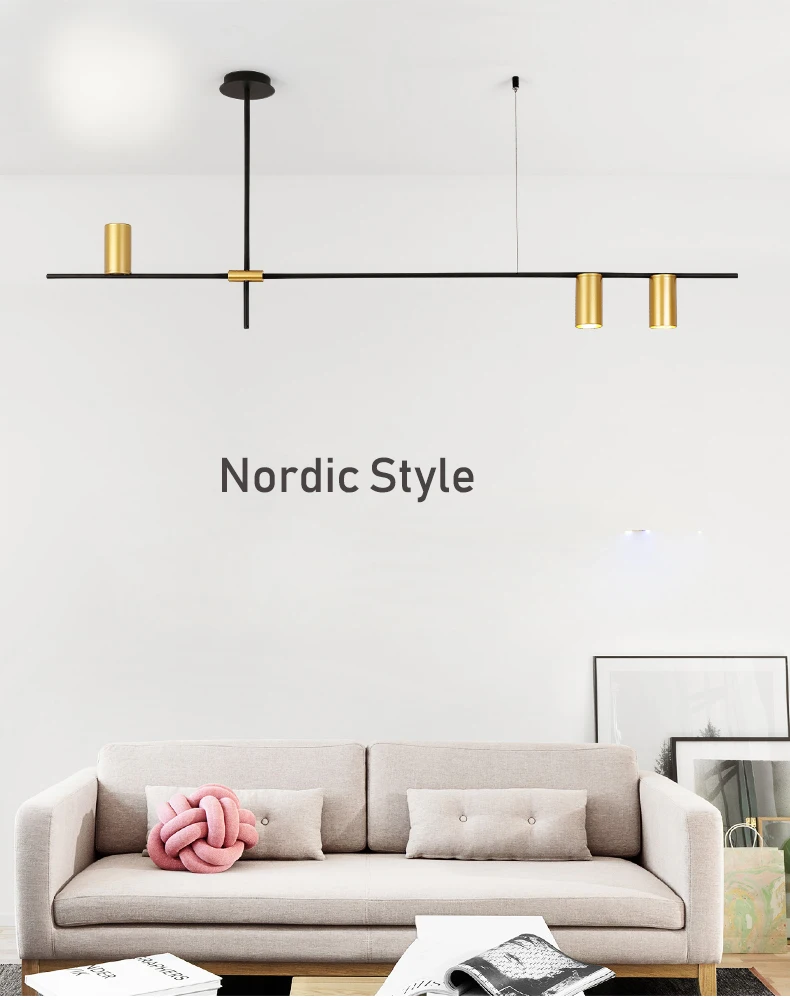 Скандинавский светодиодный светильник-люстра, современный подвесной светильник для офиса/бара/столовой, домашняя декоративная люстра/подвеска