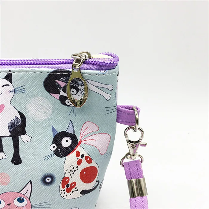 New Cute Flamingos Bird Cat Pencilcase Pencil Bag Cosmetic Bags Fashion Handbags For Makeup Storage Change Holder Coin Wallets (7)