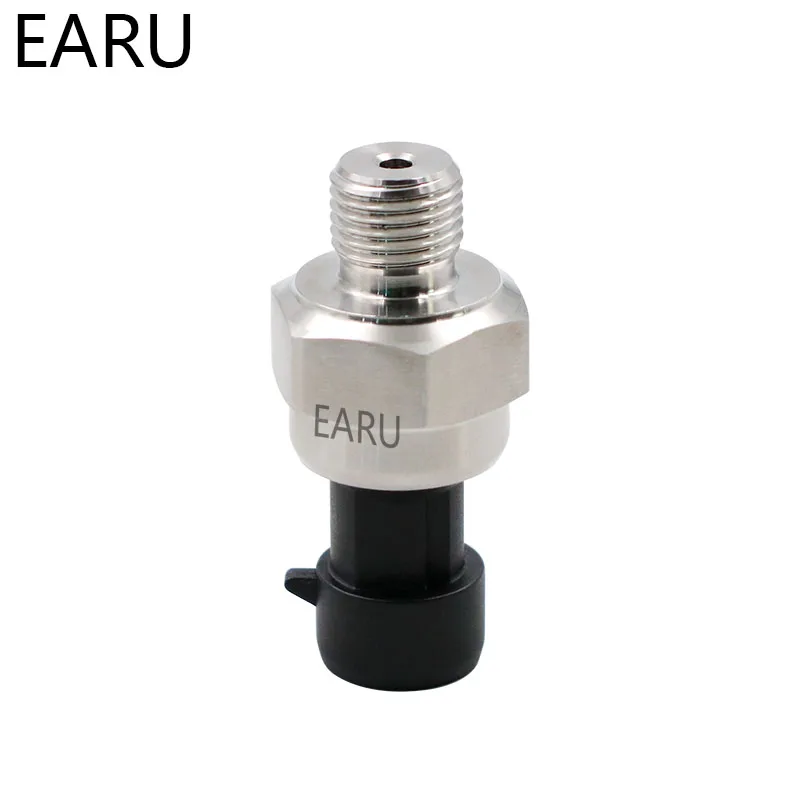 DC5V G1/4 Pressure Sensor Transmitter Pressure Transducer 1.2 MPa 174 PSI For Water Gas Air Oil Fuel Car Stainless Steel Switch