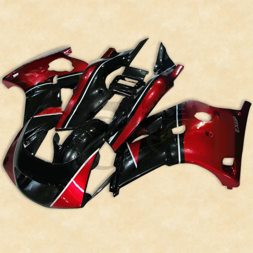 

Motorcycle Red Black Plastic Fairing Bodywork Kit For YAMAHA FZR250 FZR 250 2KR 86-88 87 2A