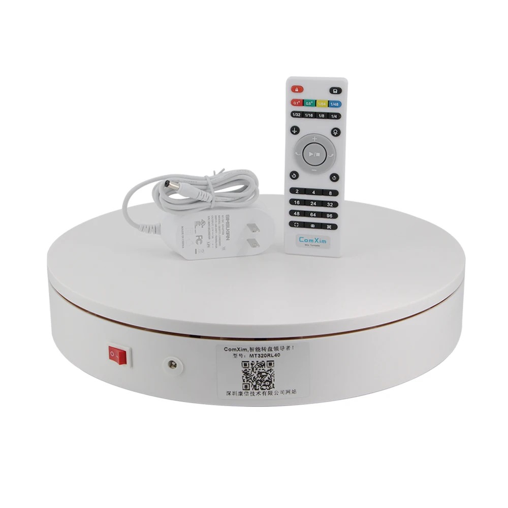 ComXim MT320RL40 Electric Turntable 360 Degree Photography,Remote ...