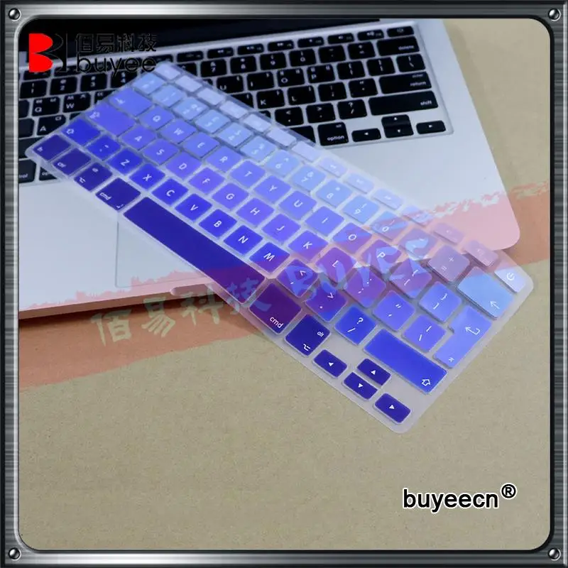 

New Laptop 13" 15" UK EU Silicone Keyboard Protector For Macbook A1369 A1466 A1398 A1502 A1425 A1278 A1286 Keyboard Cover