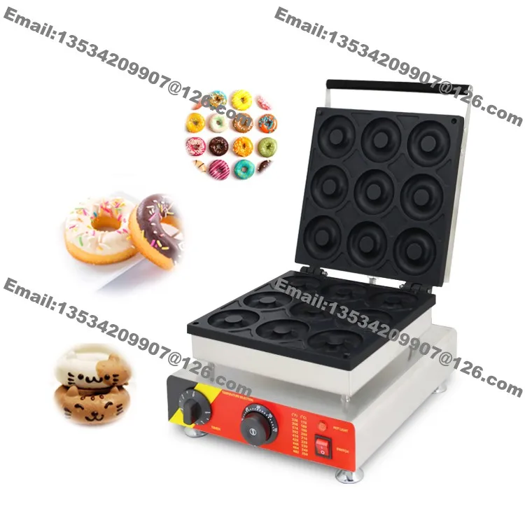 Free Shipping Commercial Use Nonstick 110v 220v Electric 9pcs 9cm Ring