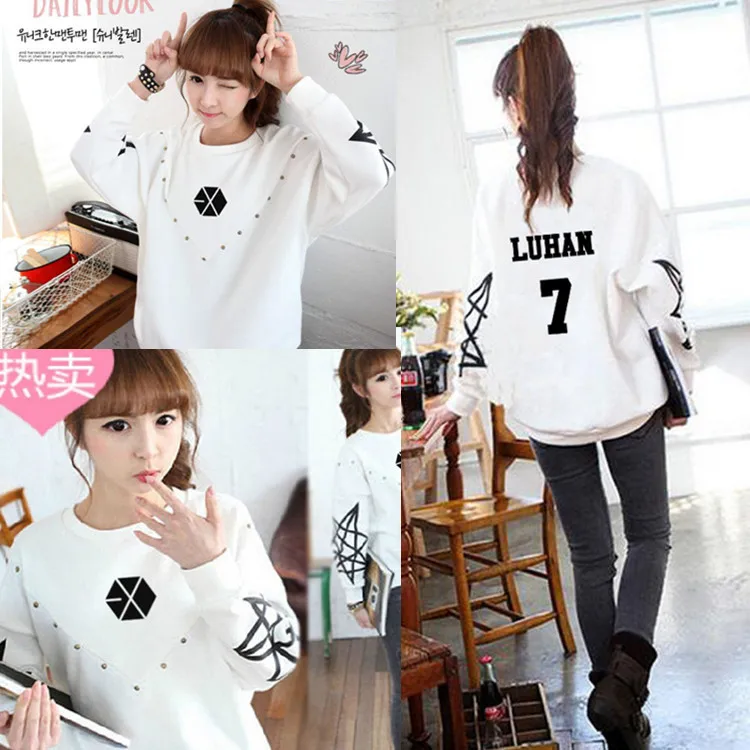  Sweater Exo Clothes Kpop Suho Sehun Luhan Chanyeo...