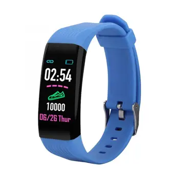 

IPX7 Waterproof Sports Smart Watch Wristband With 0.96-inch TFT Screen for IOS Android Phone Pedometer Heart Rate Monitor