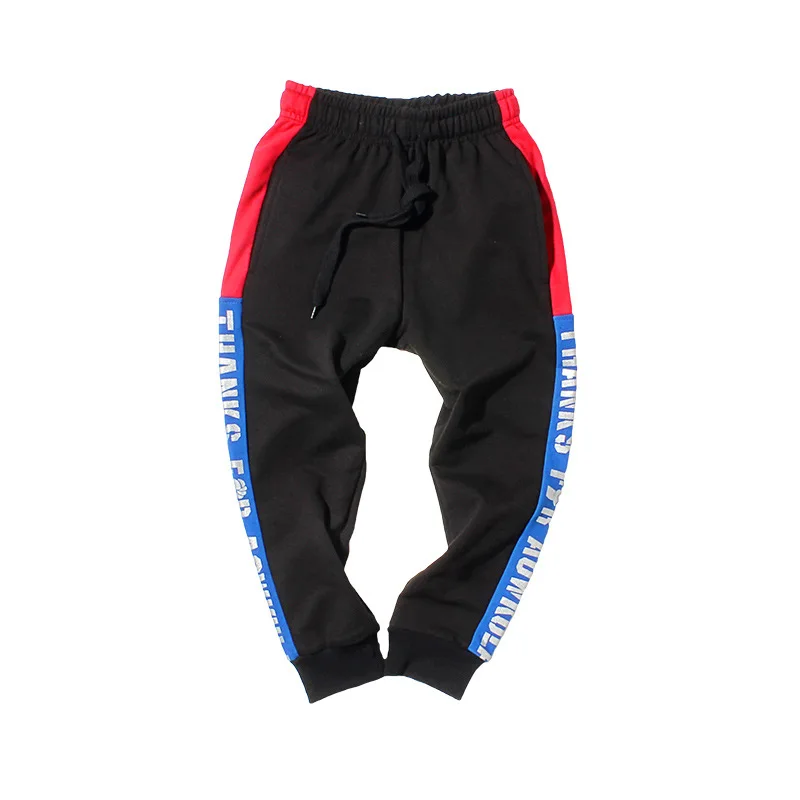 

Spring New Style Children Fashion Clothes Pure Cotton Straight Elastic Waist Trousers Warm Full Length Pants Size 140 150 160