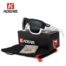 Mundialmente famoso Diseñador gafas de Sol Polarizadas Hombres Vidrios Del Conductor de la Durabilidad de La Vendimia gafas de sol mujer Shades Con Caso KDEAM CE