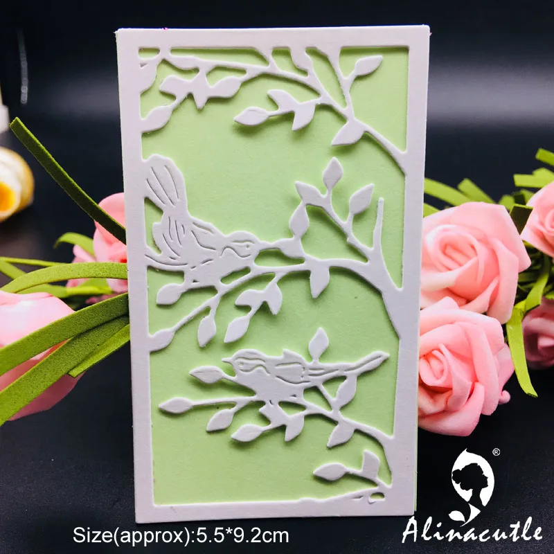 

Die Cut Metal Cutting Cut Bird Tree Branch Alinacraft Scrapbooking Paper Craft Handmade Card Punch Art Knife Cutter Die Cut