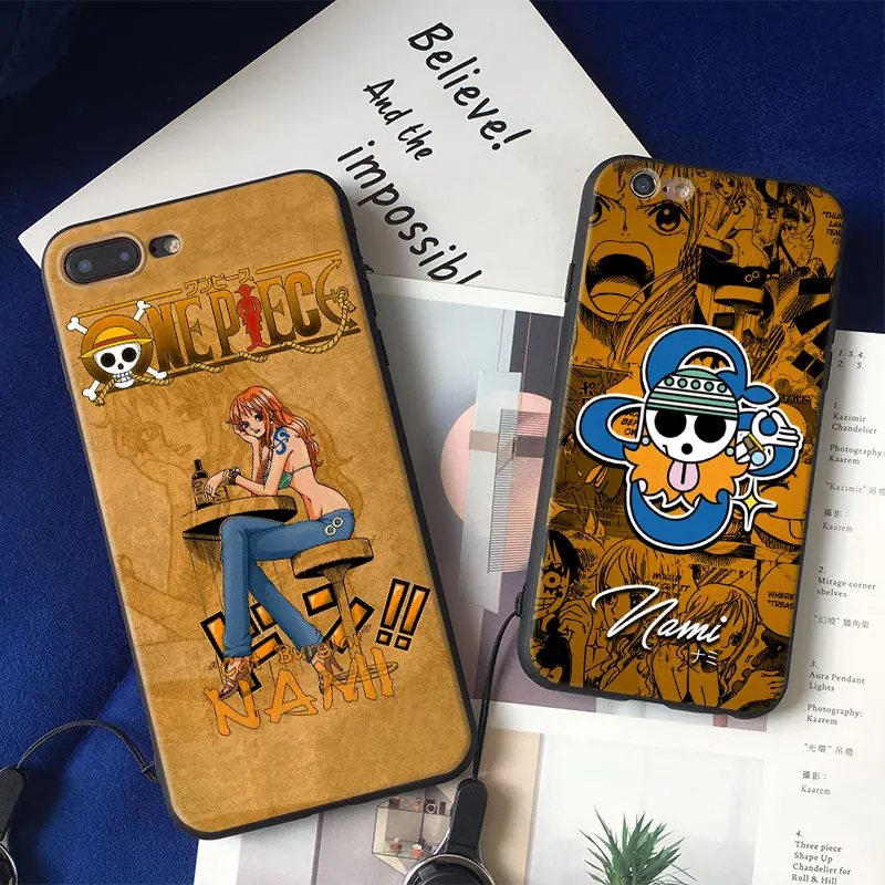 

One Piece Nami Anime Coque soft silicone TPU Phone Case cover Shell For Apple iPhone 5 5s Se 6 6s 7 8 Plus X XR XS MAX