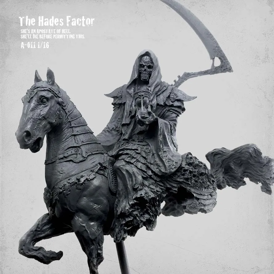 Skup 1 16 zestawy figurek The Hades Factor Hell Messenger żywica żołnierz bezbarwny i samodzielnie zmontowany A 011