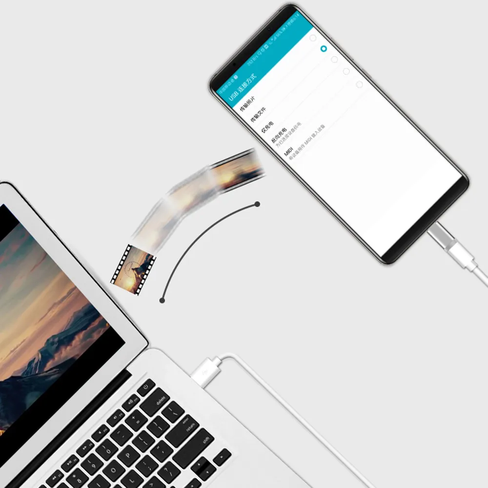 Type c к Micro USB адаптер док станция Женский Мужской Дата зарядный кабель конвертер