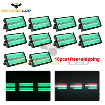 

New arrival 10pcs Strobe Led Atomic Light Dmx Control Dj Light Discp Music Led Stage Light RGB 3in1 In Bar For Dj Club And KTV