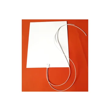 

12v 100w 330*410*1.5mm Food Grade Silicone Rubber Heater adhesive 1 side 1000mm lead out from middle of 330mm side