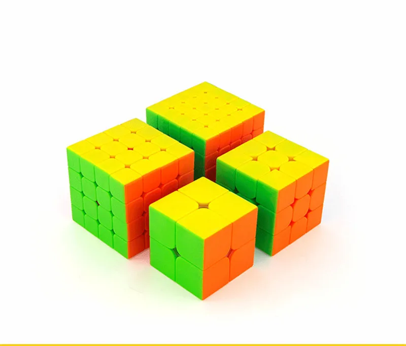 Оригинальная коробка, магический куб, набор, 2x2x2, 3x3x3, 4x4x4, 5x5x5, скоростной кубик, игра, профессиональный магический куб, головоломка, игрушка