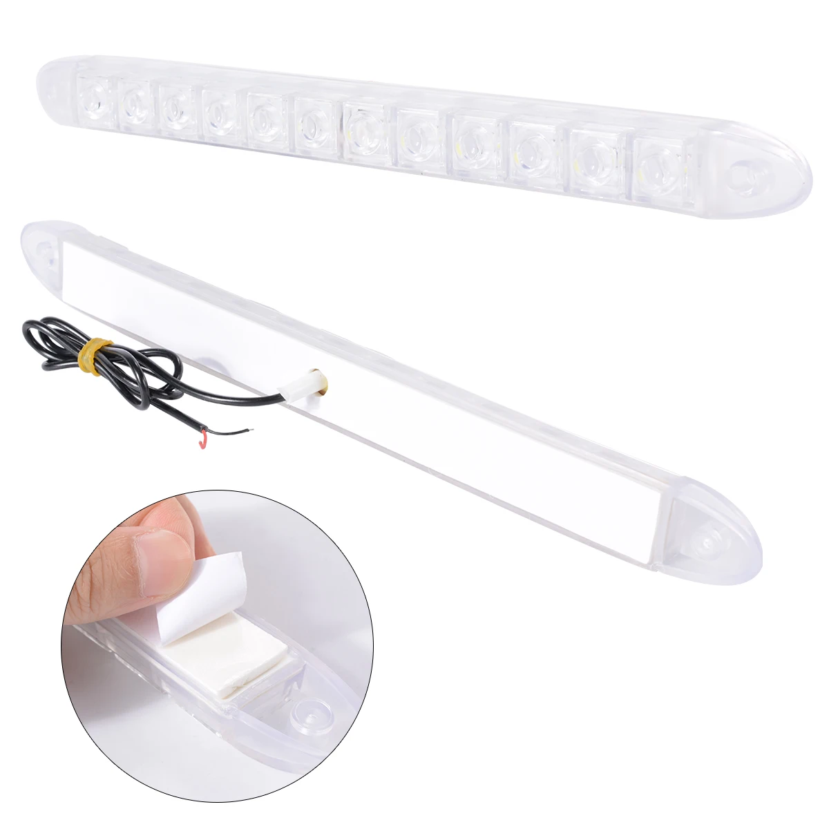 

2x 12 LED DRL Daytime Running Head Light white Lamp Car 12V Waterproof car styling MA144