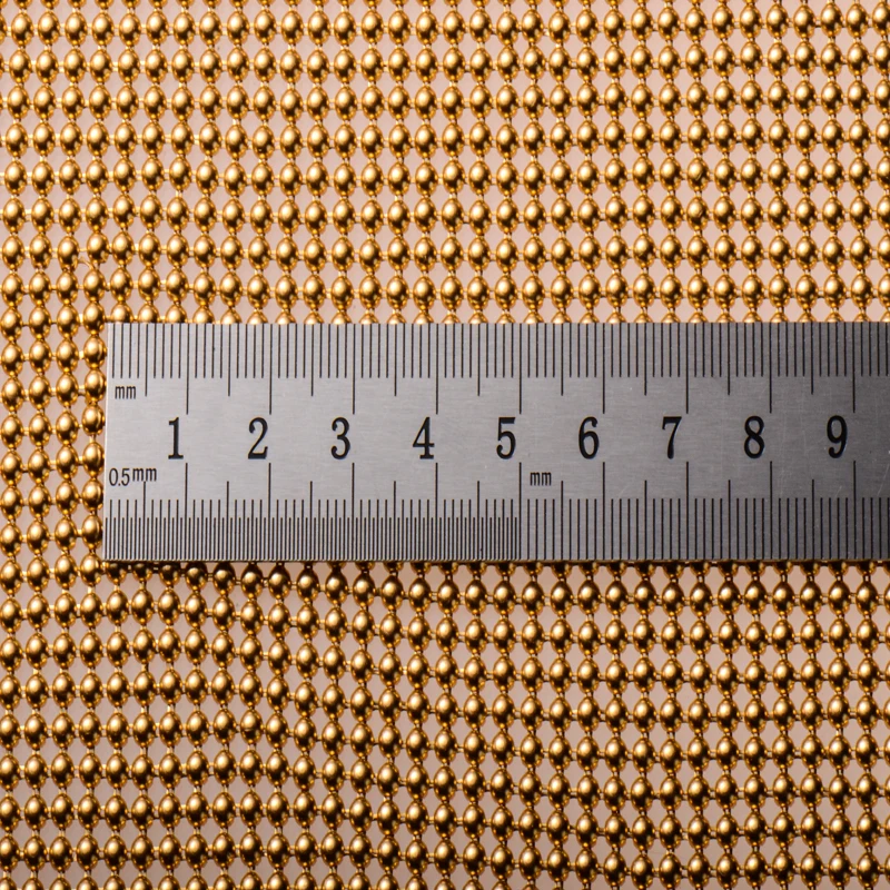 Качественная золотистая и серебристая металлическая сетчатая ткань с бусинами, металлическая ткань с блестками, ткань для занавесок, размер 50 см x 45 см