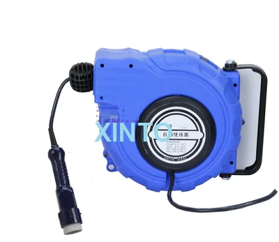 

15---20M Automotive lamp hose reel, Automatic electric power source retractable reel