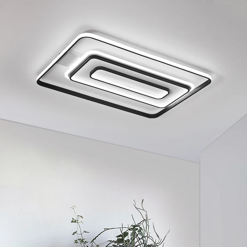 

Brown and White rectangle LED Modern Ceiling Lights For Aisle corridor Bedroom Foyer Study Ceiling Lamp lamparas de techo