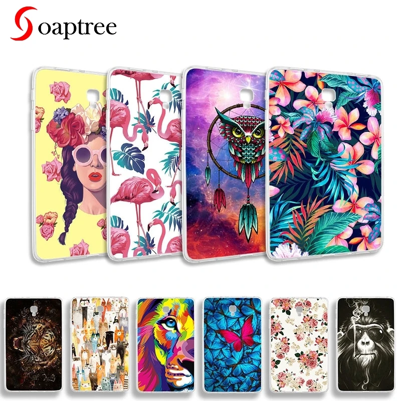 

Silicone Cases For Samsung Galaxy Tab S4 10.5 Case T830 Soft TPU Back Cover For Samsung Tab A2 A 10.5 8.0 2018 T387 T590 Bumper