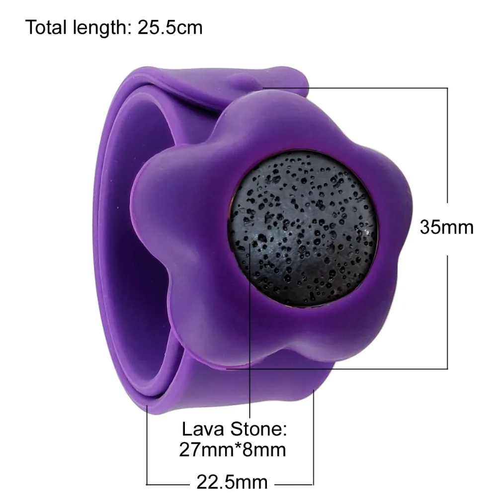 ZP-BL01-26 Lava Mosquito Repellent Bracelet-1