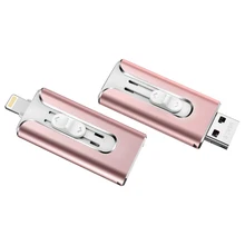 iOS Usb флэш-накопитель для iPhone/iPad/Android телефон USB Стик для iPhone6 7 8 X XS XR Pendrive 128 Гб флэш диск на ключ