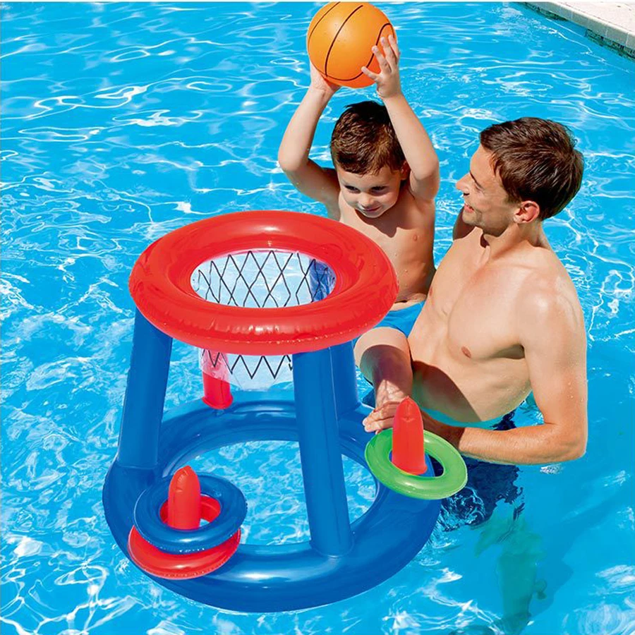 Спорт на открытом воздухе мяч бассейн игры летние надувные игрушки для воды Баскетбол для семьи вечерние бассейн игра в шары аксессуары