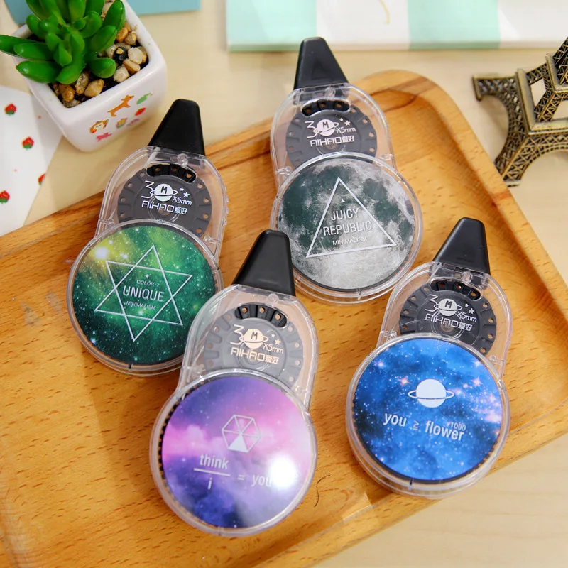1PC Fantastic Starry Sky Correction Tape School Stationery Student Prize School Office Supply