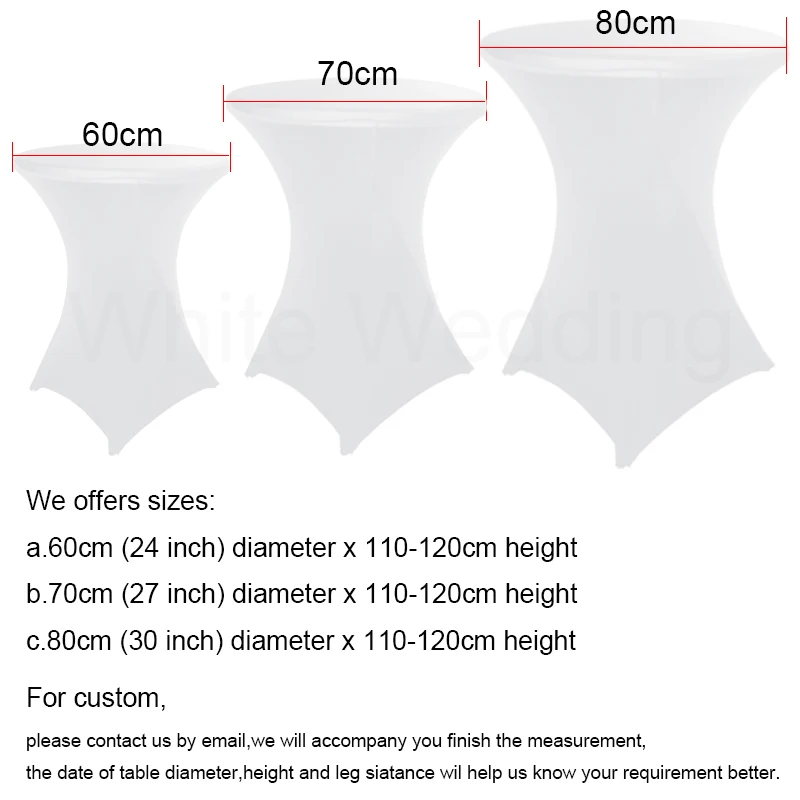 size of cocktail cover