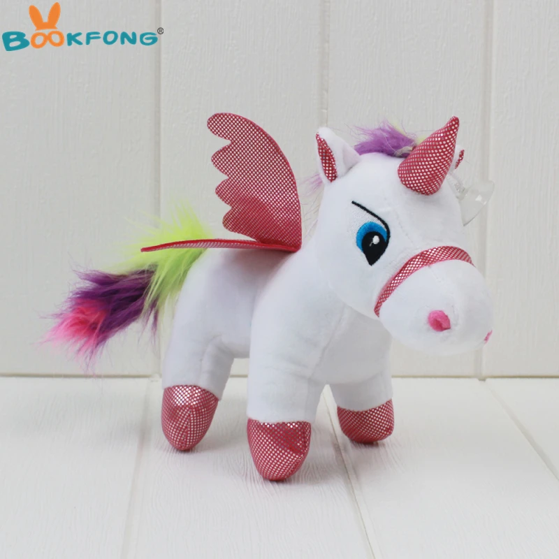 

20cm 1pc Lovely Cartoon Pony Unicorn Plush toy Soft Stuffed Animal Unicorn Horse Toy Baby Dolls Kids Toys Girl Birthday Gift