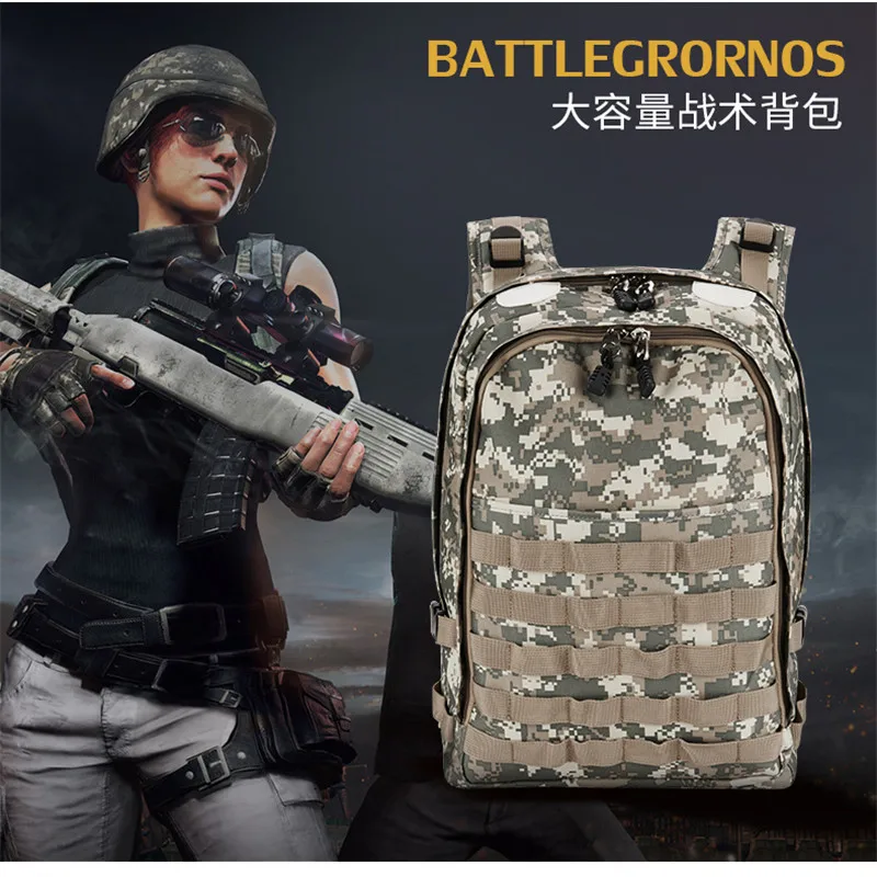  Playerunknown's Battlegrounds PUBG Winner Chicken Dinner Level 3 Backpack Multi-functional Tactical