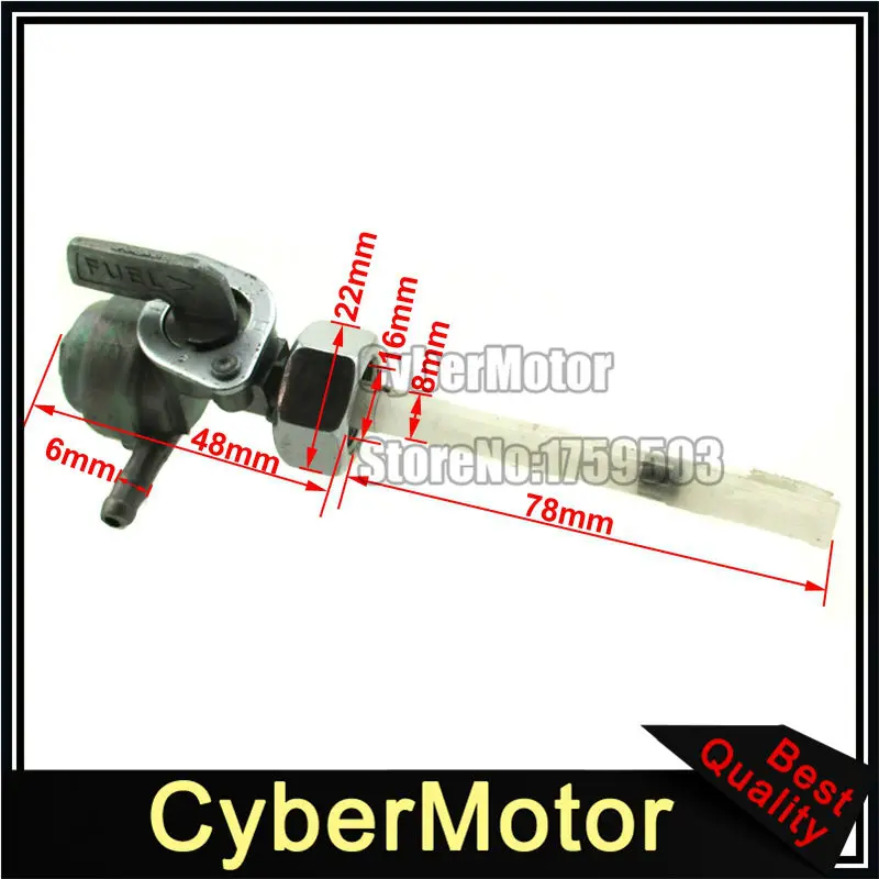 

Gas Fuel Petcock Tap Valve Switch For CB900C CB750K CB550F CX500 CM400C NU50 XR200 CJ360T MR175 Honda Motorcycle Scooter Motor