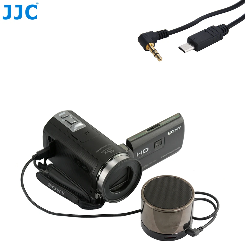 JJC 50 см Кабель адаптер с мульти интерфейсом для 1/8 &quot-3 5 мм Аудио вход SONY Handycam | Пульты и триггеры -32789268921