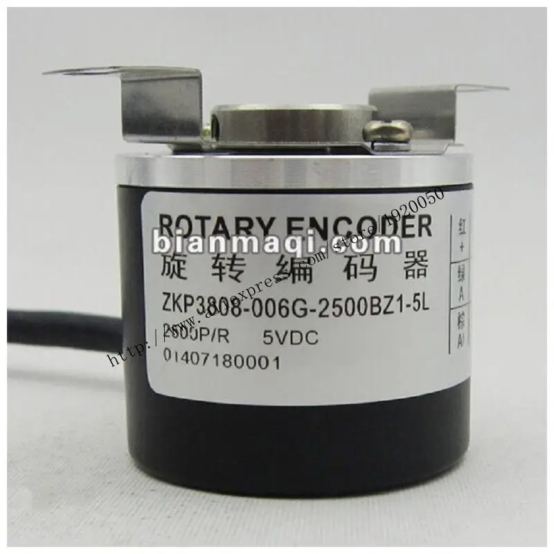 

Hot ZKP3808-006G-2500BZ1-5L hollow shaft rotary encoder pulse 8mm2500