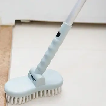 

Retractable Long Handle Cleaning Brush Stiff Tile Bathroom Toilet Floor Brush for Tiles Floor Tiles Wooden Floors Bathtubs