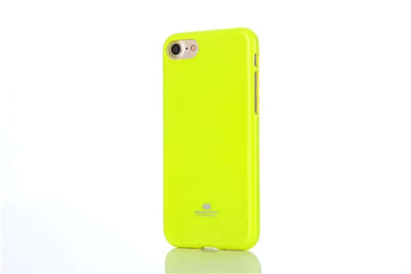Меркурий Goospery флуоресцентный желеобразный ТПУ мягкий чехол для iPhone 11 Pro Max 6 6S 7 8 Plus Xs Ma XR желеобразный TPU - Цвет: Lime