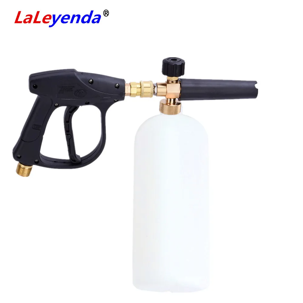 LaLeyenda 1/4" Quick Release Snow Foamer Washer Gun Soap Lance Cannon Spray Pressure Jet
