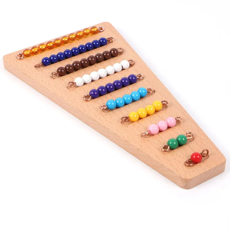 Madera Montessori juguete educativo grano escaleras Bases sólo Montessori brinquedo educativo aprendizaje Juguetes para niños C2962Z