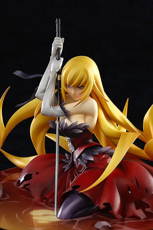 Monogatari Nisemonogatari Oshino Shinobu оружие Фигурки ПВХ brinquedos Коллекция Фигурки игрушки для Рождественский подарок