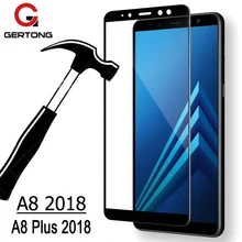 Защита экрана GerTong для Samsung Galaxy A8 A530F, полное покрытие, закаленное стекло для Samsung A8 Plus A730F, защитное стекло